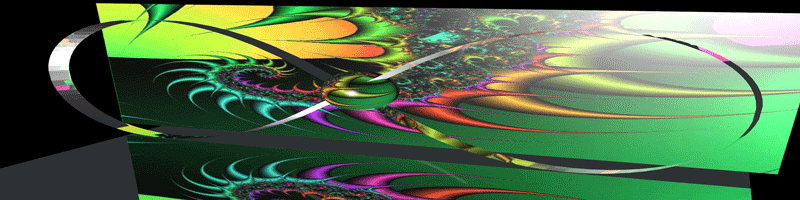 EMDR eternity motion green fractal background 800 by 200